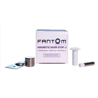 Стопор дверний прихований магнітний Fantom Premium Білий FDS11113RTB фото