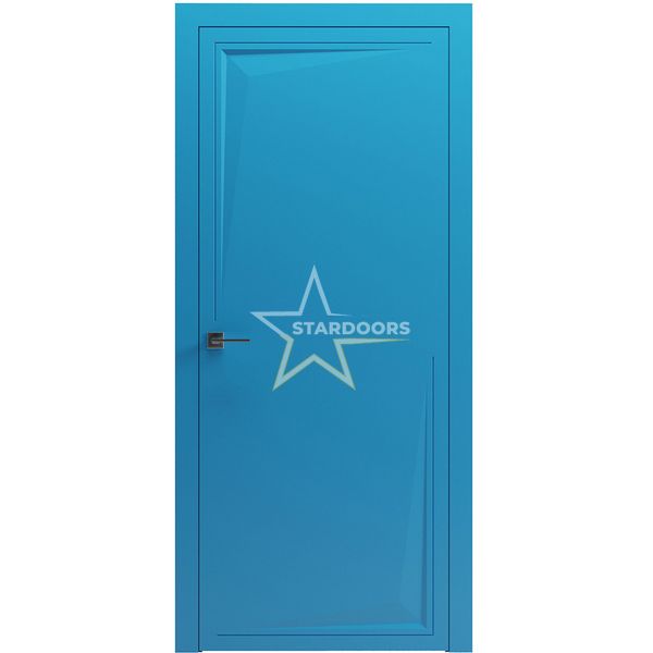 Межкомнатные двери Rodos Nikoletta, глухое, краска RAL 234 Loft фото