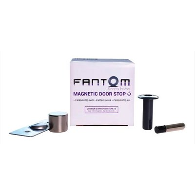 Стопор дверний прихований магнітний Fantom Premium Чорний FDS11112RTB фото