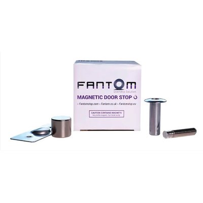 Стопор дверний прихований магнітний Fantom Premium Хром FDS11114RTB фото