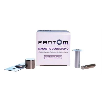 Стопор дверний прихований магнітний Fantom Premium Матовий Хром FDS11115RTB фото