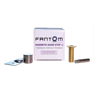 Стопор дверний прихований магнітний Fantom Premium Латунь FDS11116RTB фото