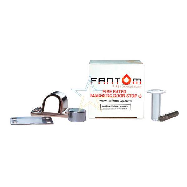 Стопор дверной скрытый магнитный Fantom Fire Прозрачный FDS11114RFTB фото