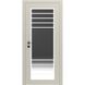Міжкімнатні двері Rodos Porto3 скло тріплекс, фарба RAL, вставка рамки білий мат 248 Loft фото 3