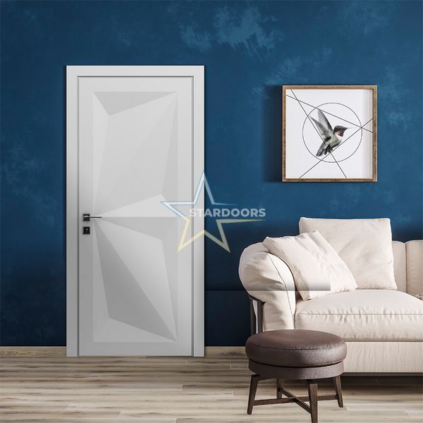 Міжкімнатні двері Rodos Arte, глухе, білий мат 260 Loft фото