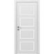Міжкімнатні двері Rodos Dolce напівскло 4, білий мат 367 Cortes фото 2