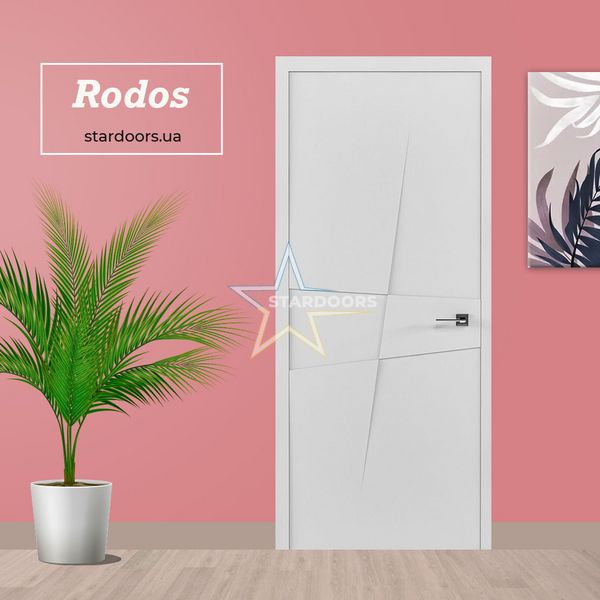 Міжкімнатні двері Rodos GALLIANO глухе, білий мат 299 Cortes фото